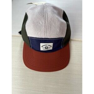 Smokey The Bear Hat Adult 5 Panel Sherpa Fleece Nylon Baseball Cap Patch NEW